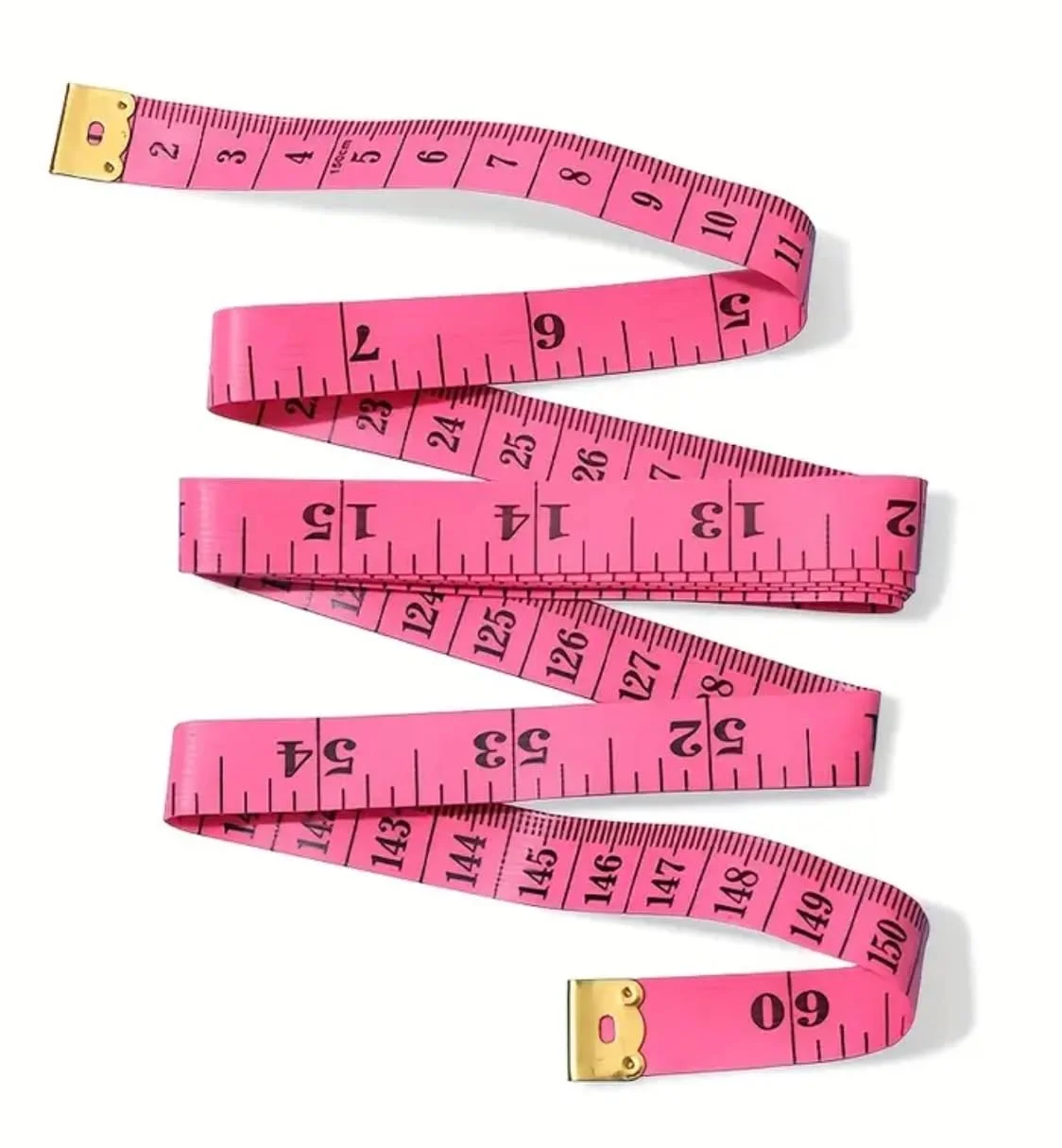 متر نواری جمع شونده بدن - 150 سانتی متر / 60 اینچ برای تناسب اندام، کاهش وزن، خیاطی - صورتی متر نواری جمع شونده بدن - 150 سانتی متر / 60 اینچ برای تناسب اندام، کاهش وزن، خیاطی - صورتی