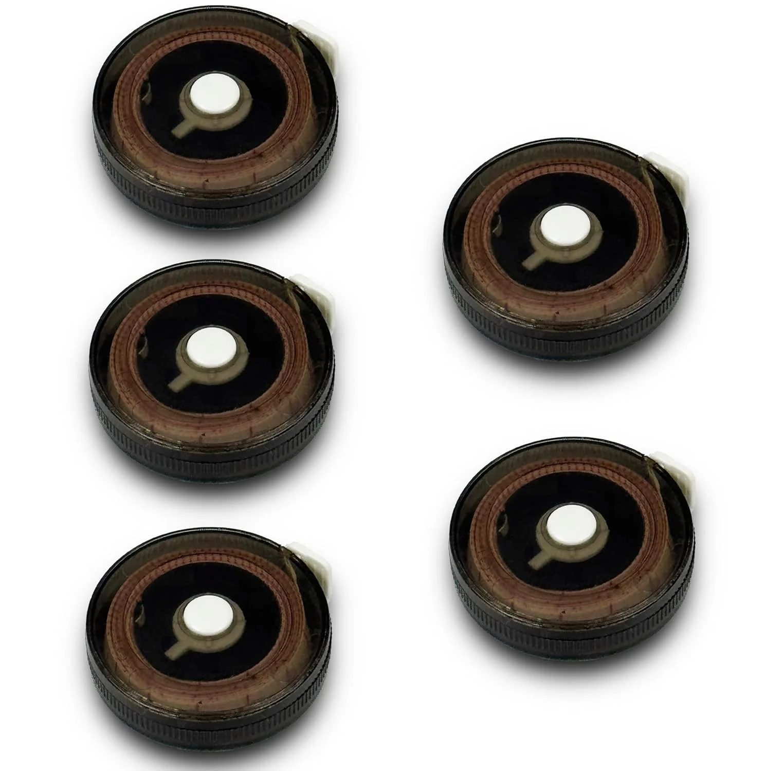 متر نواری جمع شونده بدن EMI - مشکی شفاف - بسته 5 عددی متر نواری جمع شونده بدن EMI - مشکی شفاف - بسته 5 عددی