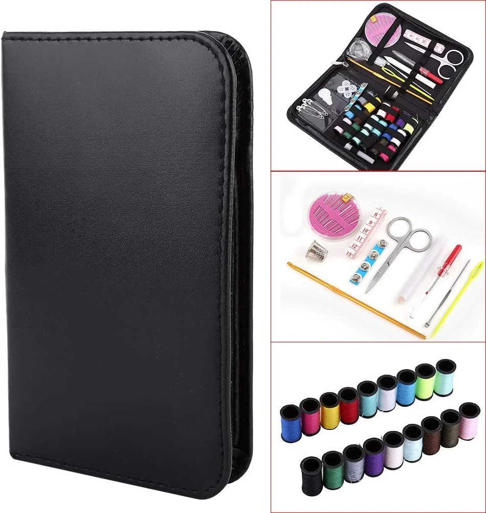 جعبه خیاطی سبک وزن Fdit با قیچی، انگشتانه، نخ خیاطی، 1 ست نخ، سوزن نخ کن، متر نواری، قیچی، کیت خیاطی جعبه خیاطی سبک وزن Fdit با قیچی، انگشتانه، نخ خیاطی، 1 ست نخ، سوزن نخ کن، متر نواری، قیچی، کیت خیاطی