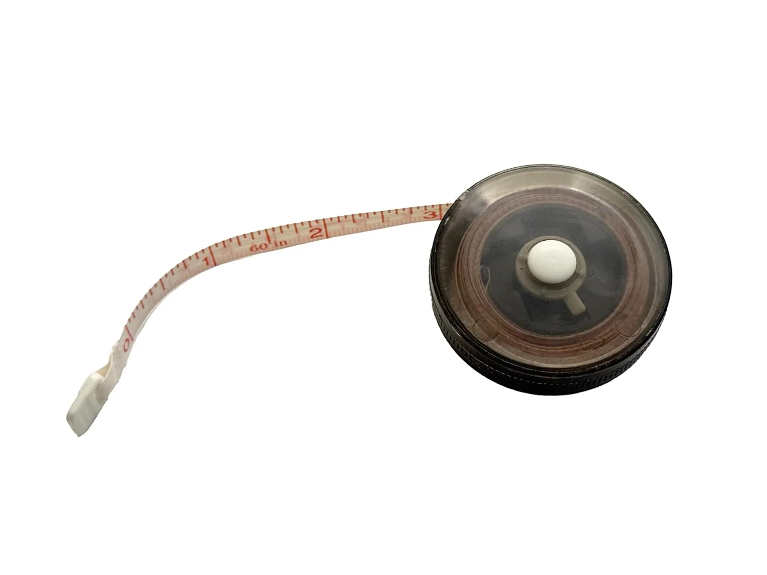 متر نواری جمع شونده بدن EMI - مشکی شفاف - بسته 5 عددی