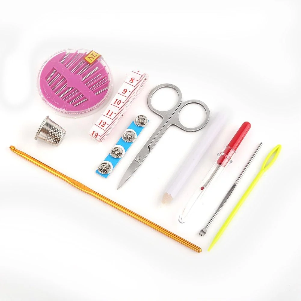 جعبه خیاطی سبک وزن Fdit با قیچی، انگشتانه، نخ خیاطی، 1 ست نخ، سوزن نخ کن، متر نواری، قیچی، کیت خیاطی جعبه خیاطی سبک وزن Fdit با قیچی، انگشتانه، نخ خیاطی، 1 ست نخ، سوزن نخ کن، متر نواری، قیچی، کیت خیاطی