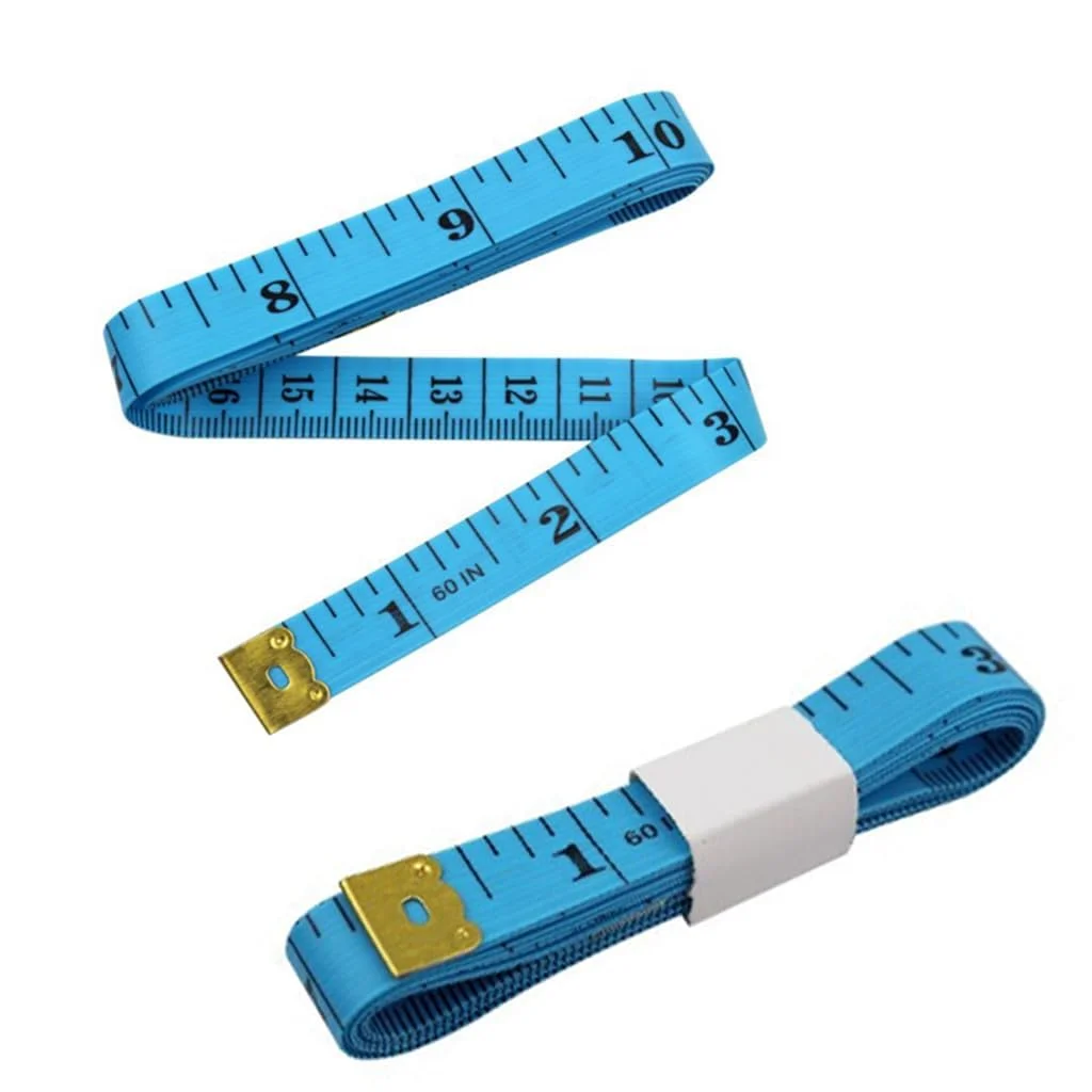 متر نواری انعطاف پذیر آبی Enyolidimk - 150 سانتی متر/60 اینچ، نوار فیبر PVC دو طرفه برای اندازه گیری دور کمر، قد و صنایع دستی خیاطی، متر نواری برای اندازه گیری سایز بدن، متر خیاطی متر نواری انعطاف پذیر آبی Enyolidimk - 150 سانتی متر/60 اینچ، نوار فیبر PVC دو طرفه برای اندازه گیری دور کمر، قد و صنایع دستی خیاطی، متر نواری برای اندازه گیری سایز بدن، متر خیاطی