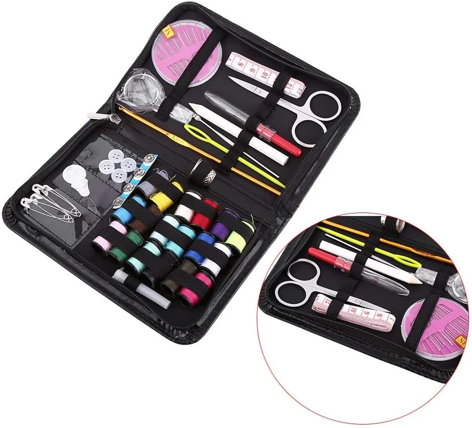 جعبه خیاطی سبک وزن Fdit با قیچی، انگشتانه، نخ خیاطی، 1 ست نخ، سوزن نخ کن، متر نواری، قیچی، کیت خیاطی جعبه خیاطی سبک وزن Fdit با قیچی، انگشتانه، نخ خیاطی، 1 ست نخ، سوزن نخ کن، متر نواری، قیچی، کیت خیاطی