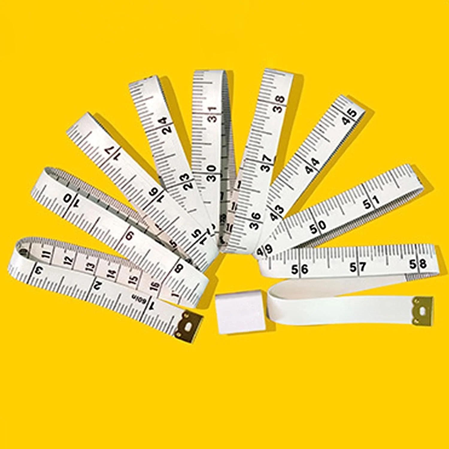 DPWOUM 2 عدد خط کش خیاطی دو مقیاسی نوار اندازه گیری بدن خط کش خیاطی اندازه گیری دور سایش مقاوم با دوام DPWOUM 2 عدد خط کش خیاطی دو مقیاسی نوار اندازه گیری بدن خط کش خیاطی اندازه گیری دور سایش مقاوم با دوام