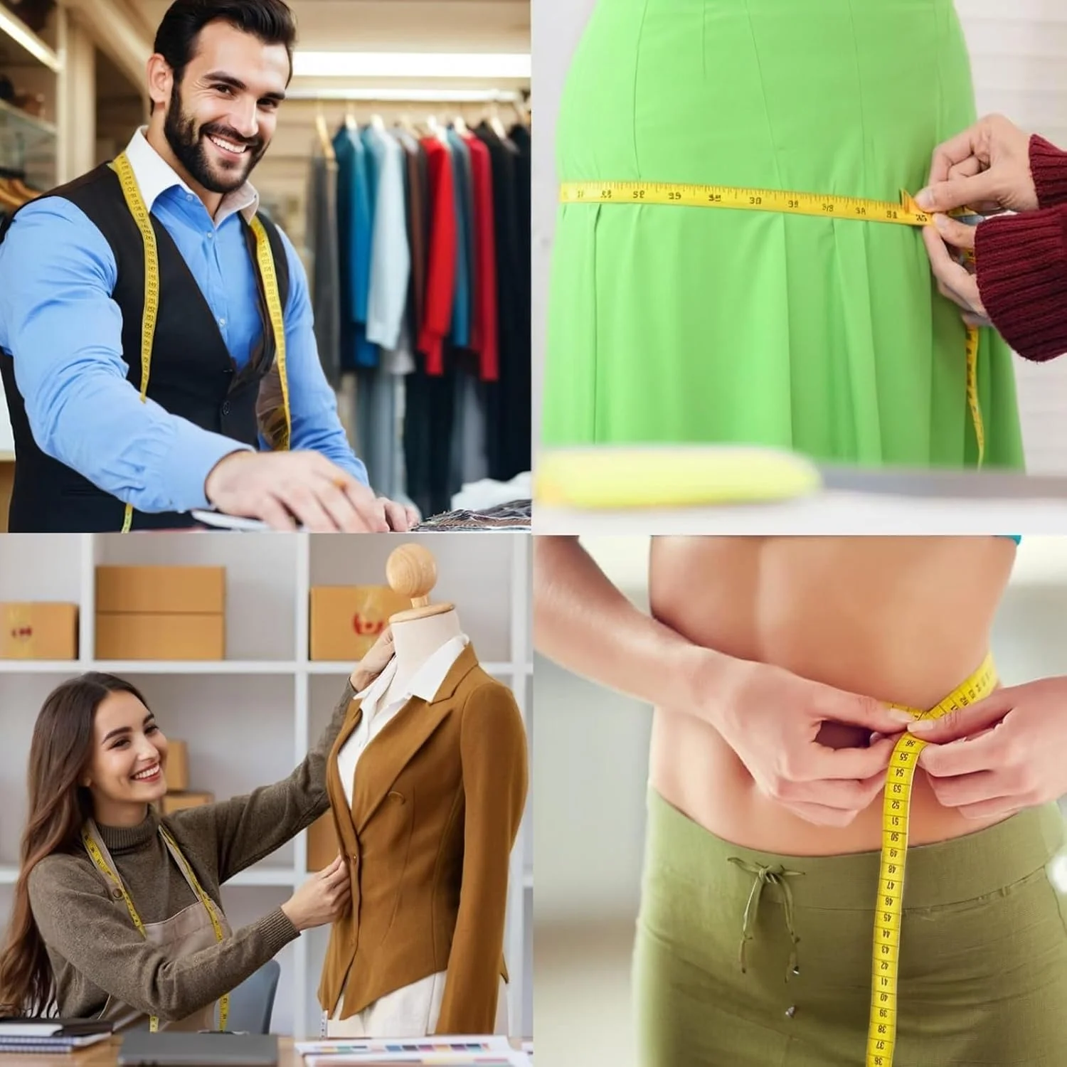 ست 2 عددی متر نواری نرم انسان سنجی Duomama - مقیاس دوگانه دقیق (سانتی متر و اینچ) - ایده آل برای خیاطی، جراحی چاقی و صنایع دستی - 120 اینچ/300 سانتی متر - زرد ست 2 عددی متر نواری نرم انسان سنجی Duomama - مقیاس دوگانه دقیق (سانتی متر و اینچ) - ایده آل برای خیاطی، جراحی چاقی و صنایع دستی - 120 اینچ/300 سانتی متر - زرد