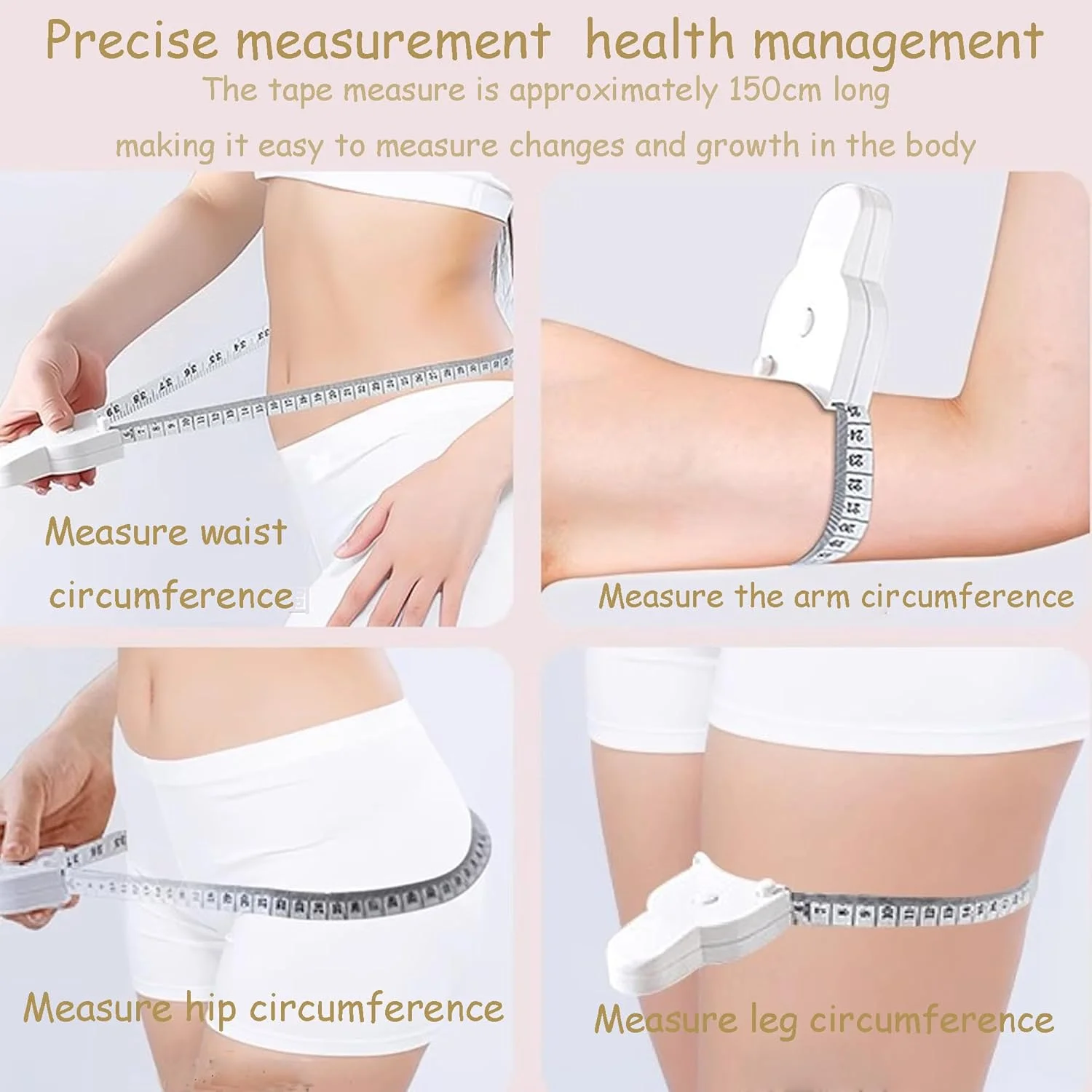 متر نواری اندازه گیری بدن Draduo - مقیاس دو طرفه 60 اینچی، متر نواری جمع شونده خودکار برای خیاطی و تناسب اندام، اندازه گیری سه گانه (سبز روشن) متر نواری اندازه گیری بدن Draduo - مقیاس دو طرفه 60 اینچی، متر نواری جمع شونده خودکار برای خیاطی و تناسب اندام، اندازه گیری سه گانه (سبز روشن)