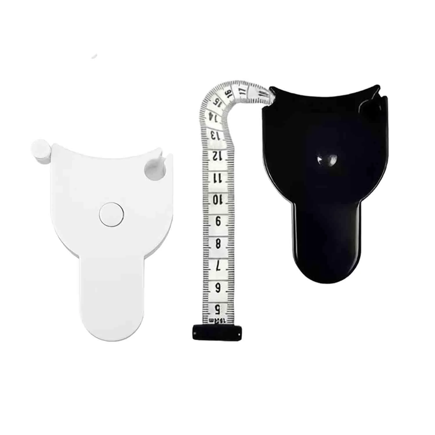 متر خیاطی بدن - متر نواری تلسکوپی اتوماتیک 150 سانتی متری - متر اندازه گیری جمع شونده برای بدن: دور کمر، باسن، سینه، بازوها و موارد دیگر (سفید و مشکی - 150 سانتی متر) متر خیاطی بدن - متر نواری تلسکوپی اتوماتیک 150 سانتی متری - متر اندازه گیری جمع شونده برای بدن: دور کمر، باسن، سینه، بازوها و موارد دیگر (سفید و مشکی - 150 سانتی متر)