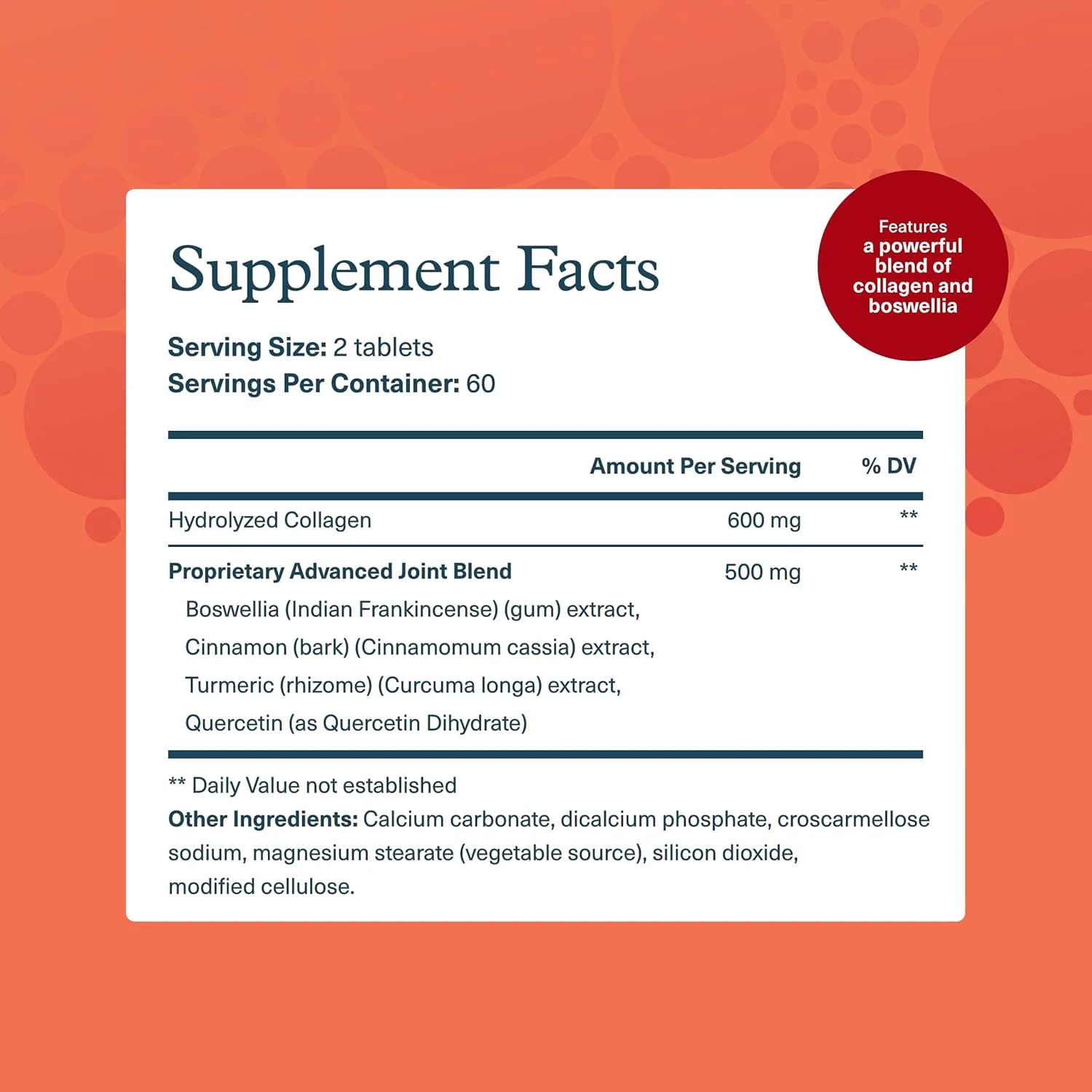 یوتیوری کلاژن مفاصل پیشرفته - مکمل کلاژن - پشتیبانی و سلامت مفاصل - کلاژن برای استخوان ها و مفاصل برای زنان و مردان - با عصاره بوسولیا، زردچوبه و کوئرستین - 120 قرص یوتیوری کلاژن مفاصل پیشرفته - مکمل کلاژن - پشتیبانی و سلامت مفاصل - کلاژن برای استخوان ها و مفاصل برای زنان و مردان - با عصاره بوسولیا، زردچوبه و کوئرستین - 120 قرص