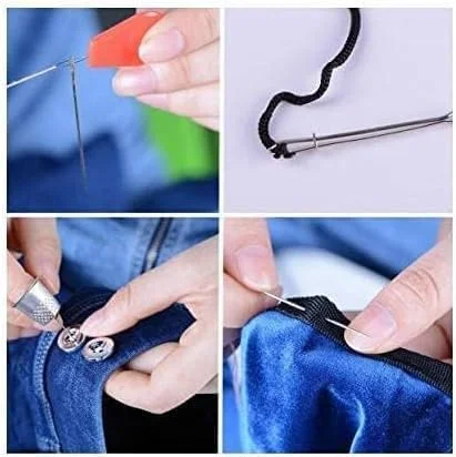 جعبه خیاطی با لوازم کامل، مناسب برای منزل، مسافرت و مواقع اضطراری، شامل قرقره نخ، سوزن خیاطی، قیچی، انگشتانه و متر جعبه خیاطی با لوازم کامل، مناسب برای منزل، مسافرت و مواقع اضطراری، شامل قرقره نخ، سوزن خیاطی، قیچی، انگشتانه و متر