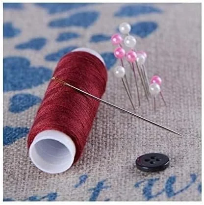 جعبه خیاطی با لوازم کامل، مناسب برای منزل، مسافرت و مواقع اضطراری، شامل قرقره نخ، سوزن خیاطی، قیچی، انگشتانه و متر جعبه خیاطی با لوازم کامل، مناسب برای منزل، مسافرت و مواقع اضطراری، شامل قرقره نخ، سوزن خیاطی، قیچی، انگشتانه و متر