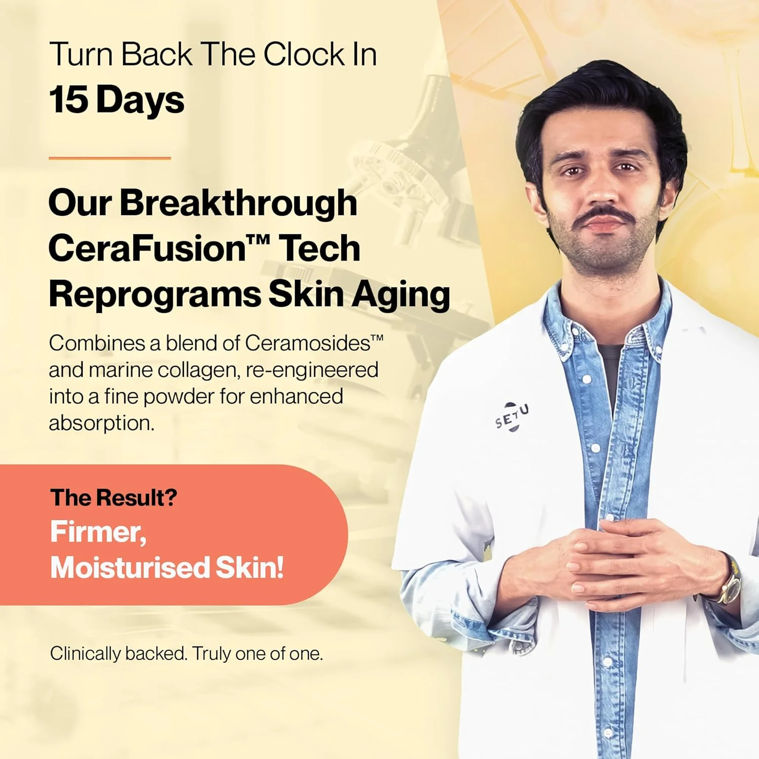 پودر کلاژن دریایی جوان کننده پوست Setu | پپتیدهای کلاژن دریایی هیدرولیز شده با N-استیل گلوکزامین، ویتامین C، روی و بیوتین | بهبود آبرسانی، خاصیت ارتجاعی و بافت پوست پودر کلاژن دریایی جوان کننده پوست Setu | پپتیدهای کلاژن دریایی هیدرولیز شده با N-استیل گلوکزامین، ویتامین C، روی و بیوتین | بهبود آبرسانی، خاصیت ارتجاعی و بافت پوست