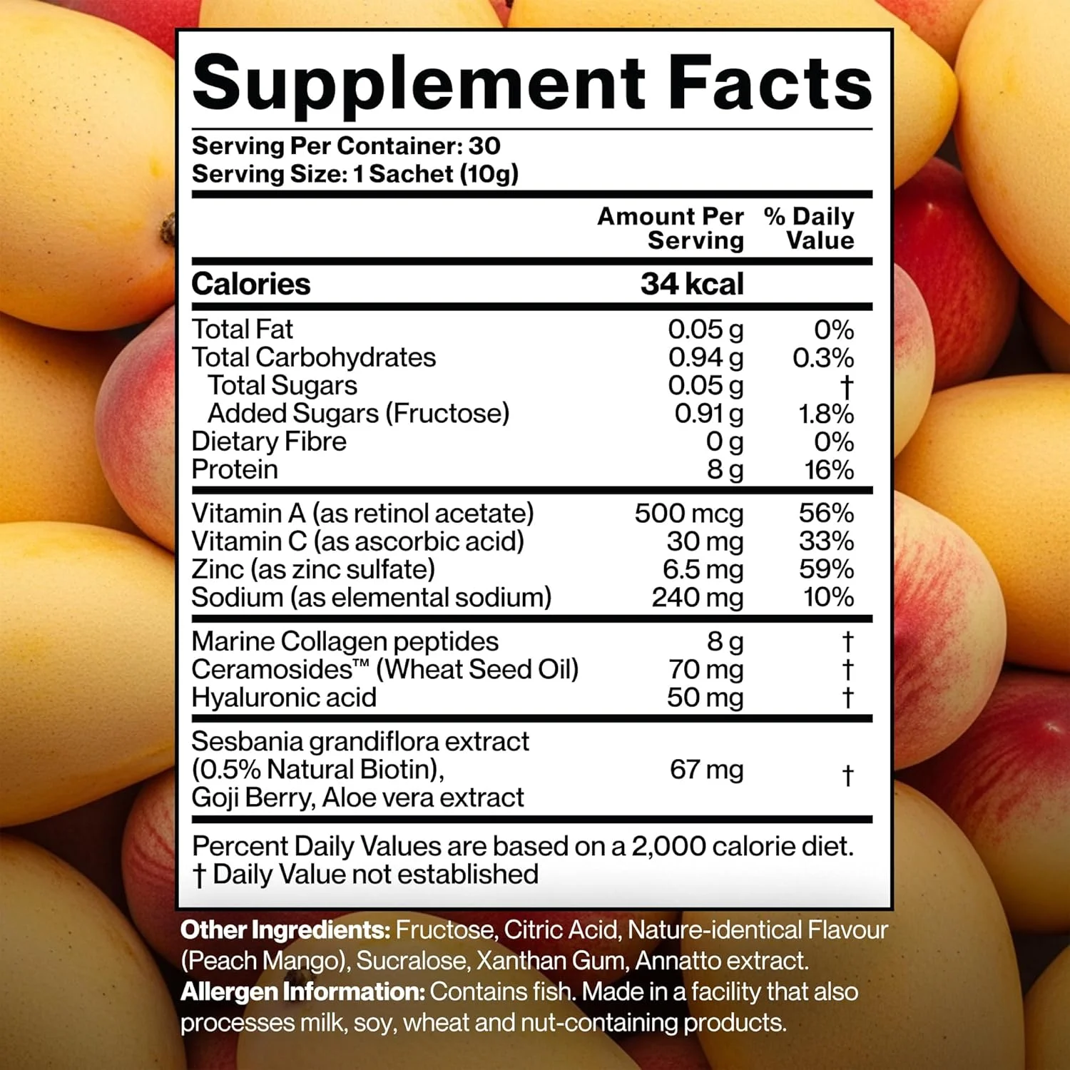 پودر کلاژن دریایی جوان کننده پوست Setu | پپتیدهای کلاژن دریایی هیدرولیز شده با N-استیل گلوکزامین، ویتامین C، روی و بیوتین | بهبود آبرسانی، خاصیت ارتجاعی و بافت پوست پودر کلاژن دریایی جوان کننده پوست Setu | پپتیدهای کلاژن دریایی هیدرولیز شده با N-استیل گلوکزامین، ویتامین C، روی و بیوتین | بهبود آبرسانی، خاصیت ارتجاعی و بافت پوست