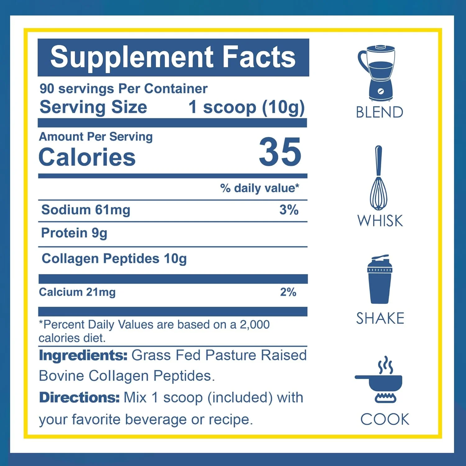 پودر پپتیدهای کلاژن Zammex، 90 سروینگ، پودر فوری بدون طعم، پودر پروتئین کلاژن هیدرولیز شده خالص (نوع I، III) 100% تغذیه شده با علف، پالئو و کتو، غیر GMO، برای پوست، مو، ناخن، مفصل پودر پپتیدهای کلاژن Zammex، 90 سروینگ، پودر فوری بدون طعم، پودر پروتئین کلاژن هیدرولیز شده خالص (نوع I، III) 100% تغذیه شده با علف، پالئو و کتو، غیر GMO، برای پوست، مو، ناخن، مفصل