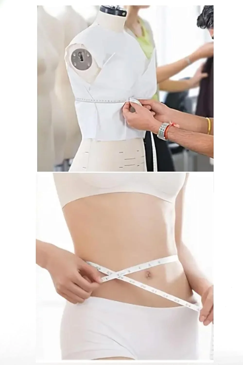 ست 2 عددی متر خیاطی دو طرفه 150 سانتی متری (سبز)