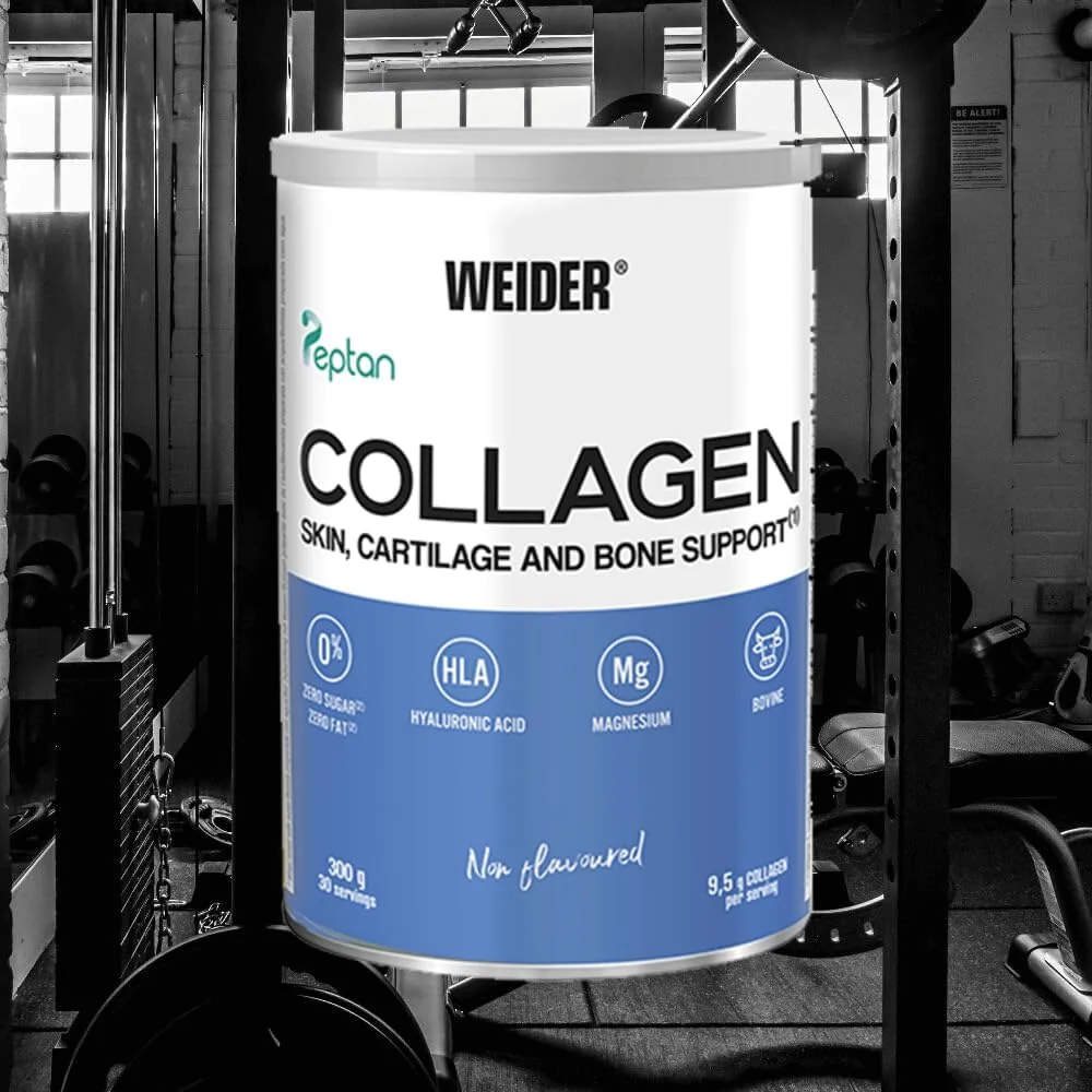 پودر پپتید کلاژن Weider، اسید هیالورونیک، ویتامین C و منیزیم (300 گرم)… پودر پپتید کلاژن Weider، اسید هیالورونیک، ویتامین C و منیزیم (300 گرم)…