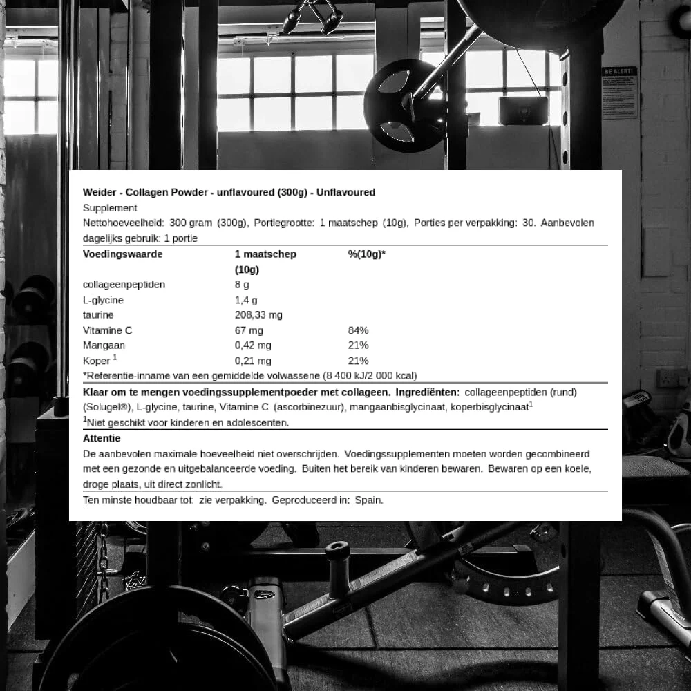 پودر پپتید کلاژن Weider، اسید هیالورونیک، ویتامین C و منیزیم (300 گرم)… پودر پپتید کلاژن Weider، اسید هیالورونیک، ویتامین C و منیزیم (300 گرم)…
