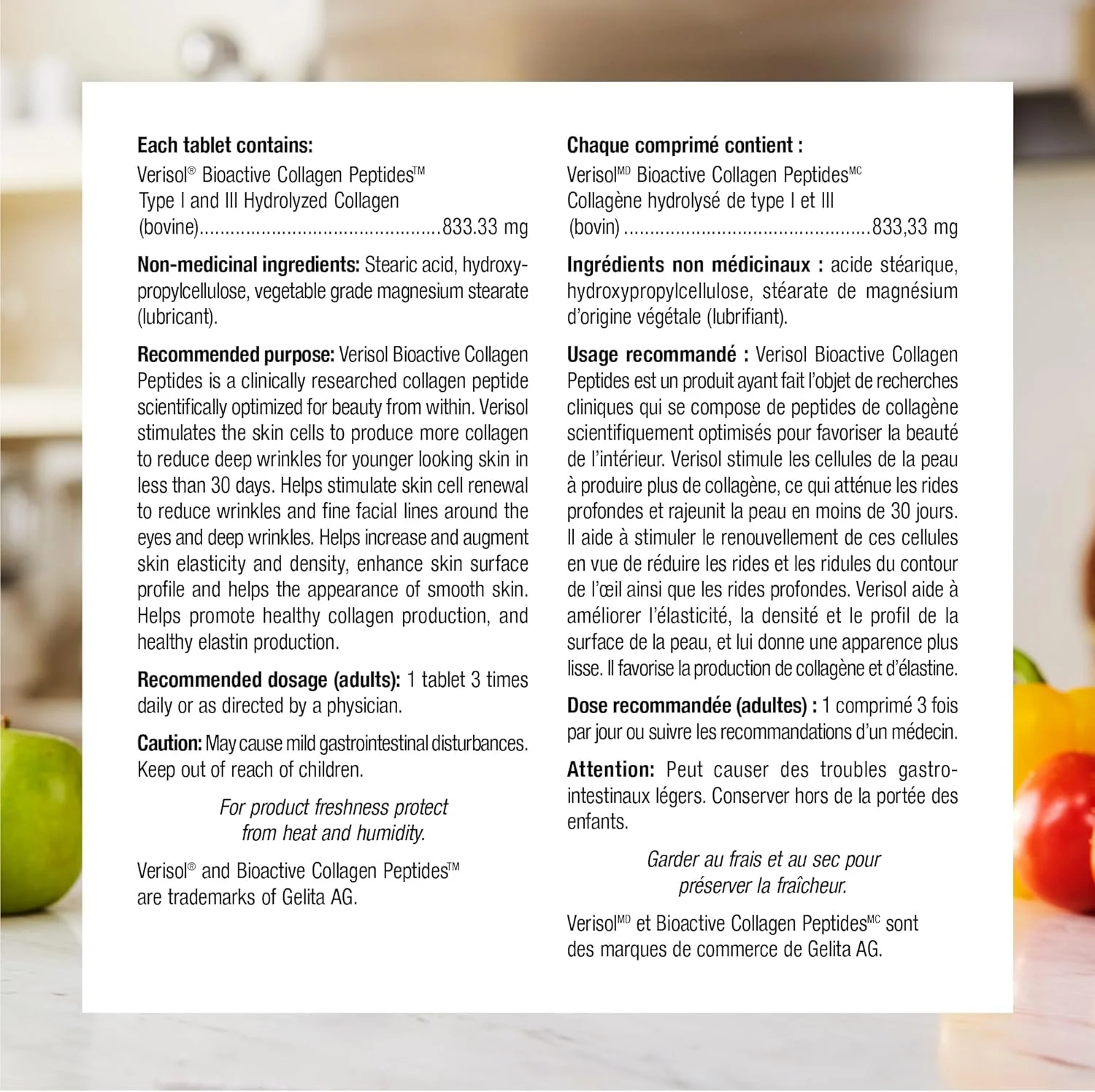 قرص کلاژن 30 Webber Naturals ضد چروک، پپتیدهای کلاژن فعال زیستی (انواع I، III)، از نظر بالینی تحقیق شده، 2500 میلی گرم در هر وعده، 180 قرص، پوست و ناخن سالم، غیر GMO، بدون لبنیات و گلوتن قرص کلاژن 30 Webber Naturals ضد چروک، پپتیدهای کلاژن فعال زیستی (انواع I، III)، از نظر بالینی تحقیق شده، 2500 میلی گرم در هر وعده، 180 قرص، پوست و ناخن سالم، غیر GMO، بدون لبنیات و گلوتن