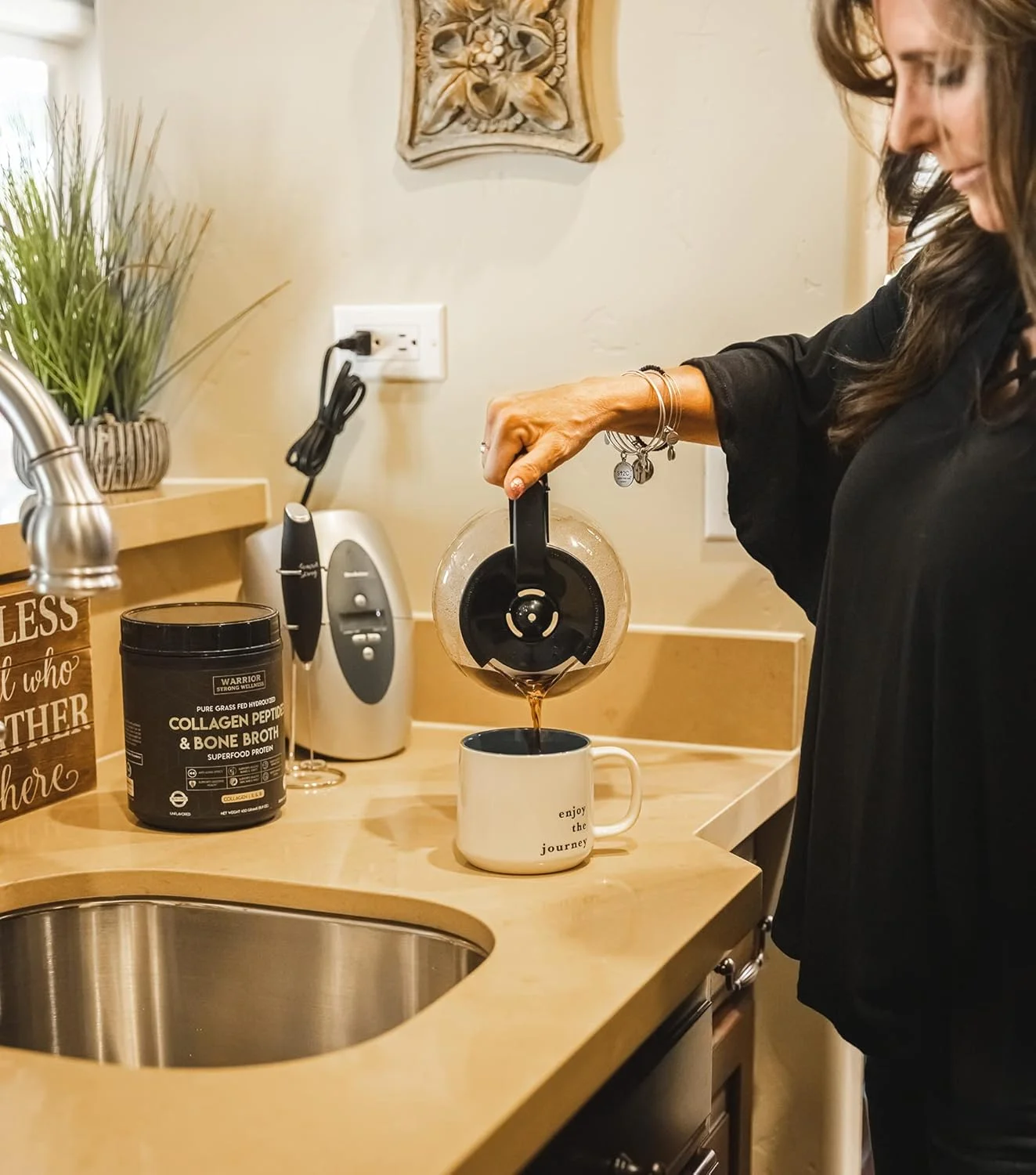 پودر پروتئین کلاژن پپتید استخوان گاو Warrior Strong Wellness: تقویت کننده کلاژن هیدرولیز شده برای پوست سالم، ناخن ها، مو، مفاصل، عضلات، هضم، مناسب برای کتو، بدون طعم پودر پروتئین کلاژن پپتید استخوان گاو Warrior Strong Wellness: تقویت کننده کلاژن هیدرولیز شده برای پوست سالم، ناخن ها، مو، مفاصل، عضلات، هضم، مناسب برای کتو، بدون طعم