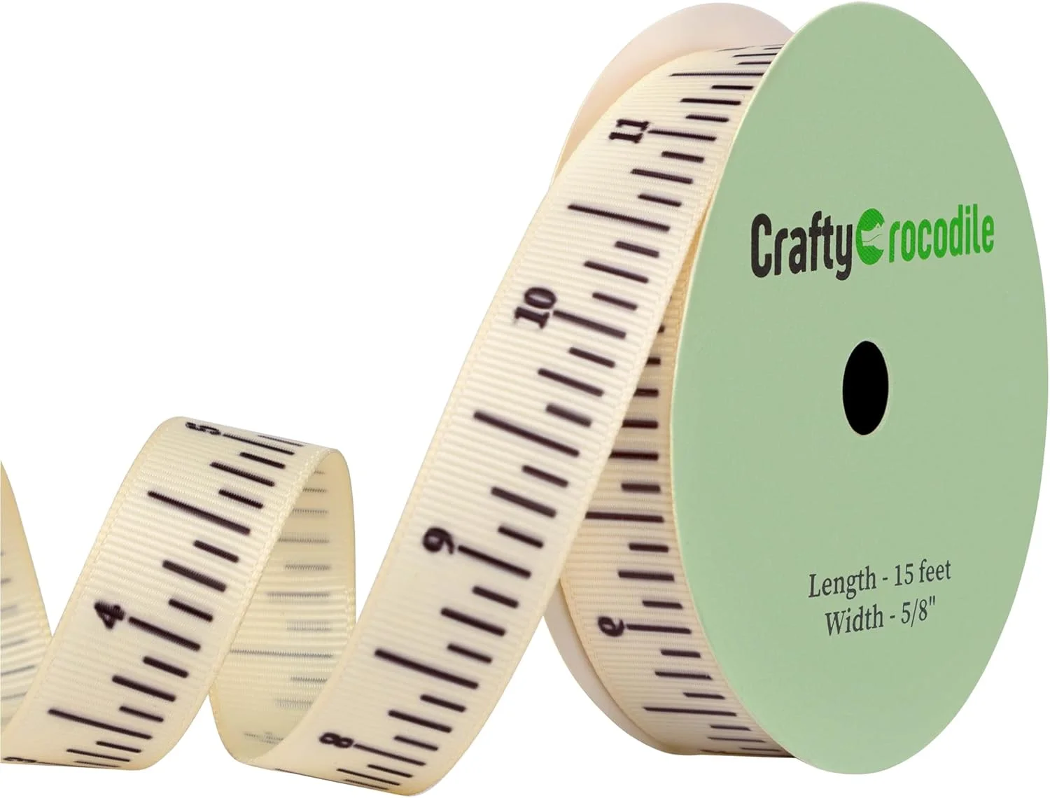 نوار اندازه گیری اریب با طرح کروکودیل ماهر، 5/8 اینچ، طبیعی و مشکی