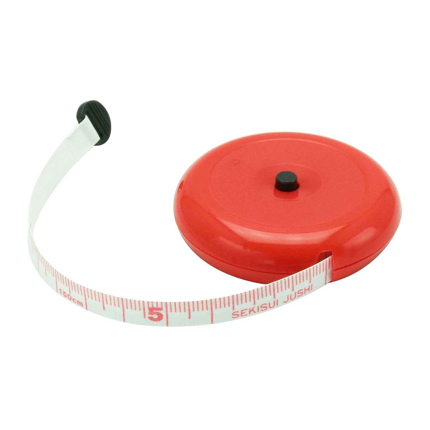 کلاور، متر خیاطی گرد خودکار 150 سانتی‌متری / قرمز (ساخت ژاپن)