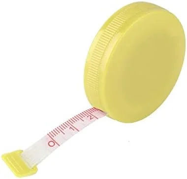 متر نواری جمع شونده رنگی تصادفی سایز کوچک 45 cun/1.5M برای اندازه گیری خیاطی، پارچه، رژیم غذایی و خیاط متر نواری جمع شونده رنگی تصادفی سایز کوچک 45 cun/1.5M برای اندازه گیری خیاطی، پارچه، رژیم غذایی و خیاط