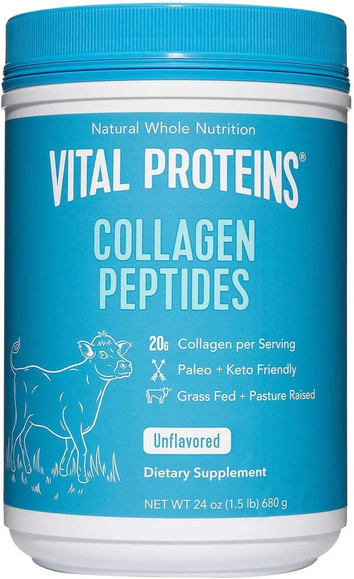 پپتیدهای کلاژن Vital Proteins - پرورش یافته در مراتع، تغذیه شده با علف، سازگار با رژیم پالئو، بدون گلوتن، تک ماده تشکیل دهنده پپتیدهای کلاژن Vital Proteins - پرورش یافته در مراتع، تغذیه شده با علف، سازگار با رژیم پالئو، بدون گلوتن، تک ماده تشکیل دهنده