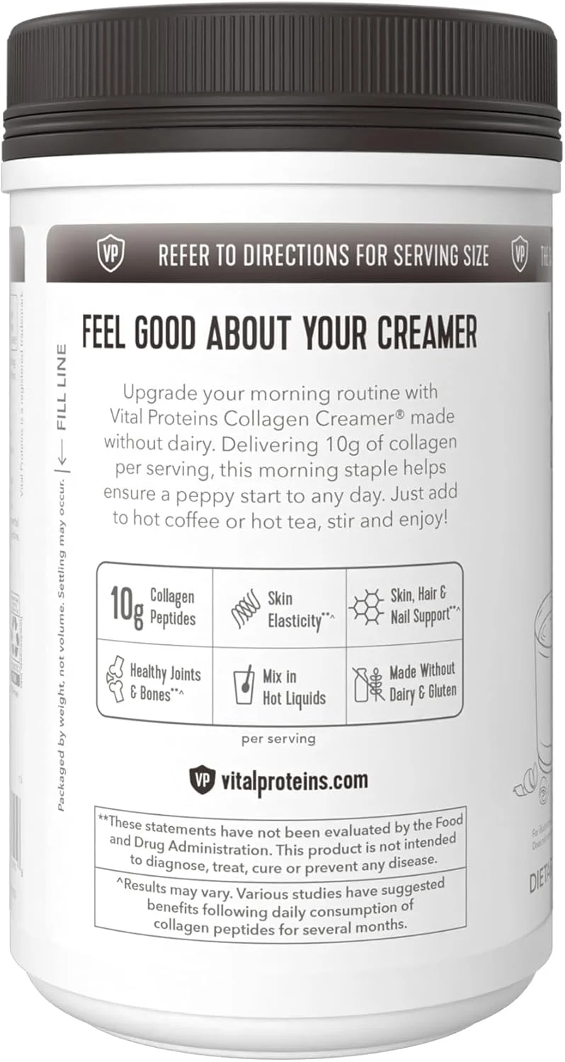 پودر کرمر قهوه کلاژن Vital Proteins، بر پایه شیر نارگیل و کم شکر، مکمل پپتیدهای کلاژن - حمایت از سلامت مو، پوست، ناخن با MCTهای انرژی زا - موکا 318 گرم پودر کرمر قهوه کلاژن Vital Proteins، بر پایه شیر نارگیل و کم شکر، مکمل پپتیدهای کلاژن - حمایت از سلامت مو، پوست، ناخن با MCTهای انرژی زا - موکا 318 گرم
