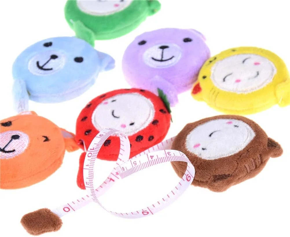 متر خیاطی نواری جمع شونده کارتونی فانتزی 150 سانتی متری 60 اینچی مدل 6JC83 (رنگ: 5)