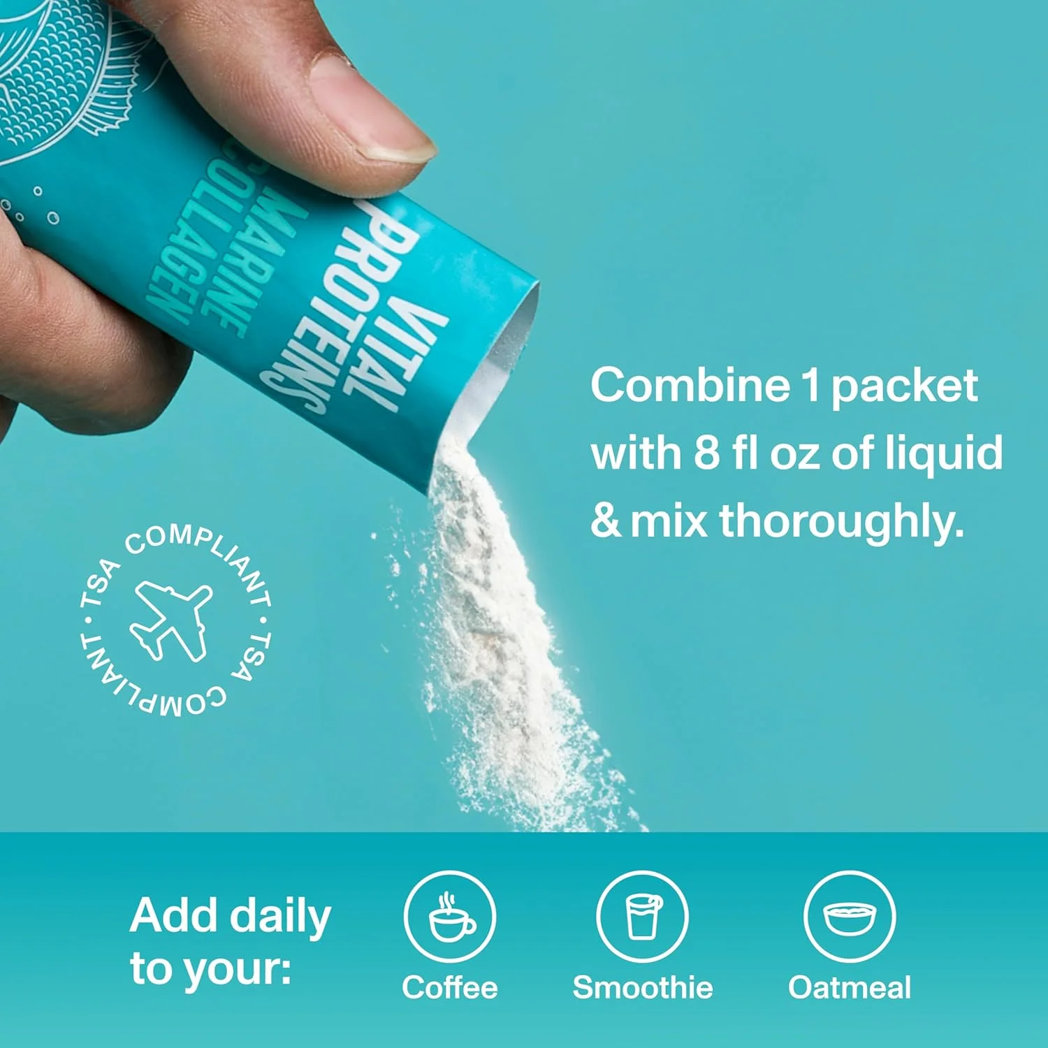 ویتال پروتئینز - مکمل کلاژن دریایی ضد پیری بدون طعم 20 167182 اینچ ویتال پروتئینز - مکمل کلاژن دریایی ضد پیری بدون طعم 20 167182 اینچ