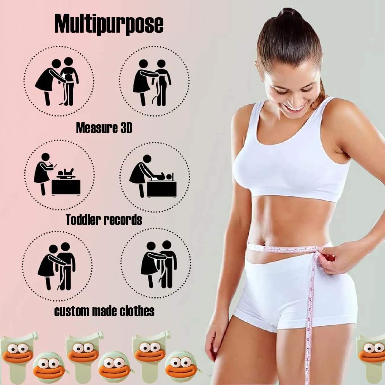 متر خیاطی اتوماتیک تلسکوپی، متر دقیق اندازه گیری بدن و کاهش وزن برای خیاطی، دوخت، تناسب اندام، صنایع دستی، لباس، 2 عددی، 150 سانتی متر (60 اینچ)، طراحی جالب متر خیاطی اتوماتیک تلسکوپی، متر دقیق اندازه گیری بدن و کاهش وزن برای خیاطی، دوخت، تناسب اندام، صنایع دستی، لباس، 2 عددی، 150 سانتی متر (60 اینچ)، طراحی جالب