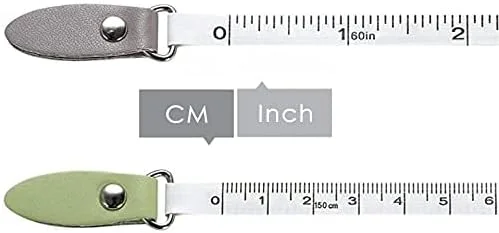 متر خیاطی جمع شونده آلیسا، 150 سانتی متری، با دکمه فشاری، مناسب خیاطی، پارچه، اندازه گیری بدن و ابزار اندازه گیری پارچه (سبز) متر خیاطی جمع شونده آلیسا، 150 سانتی متری، با دکمه فشاری، مناسب خیاطی، پارچه، اندازه گیری بدن و ابزار اندازه گیری پارچه (سبز)