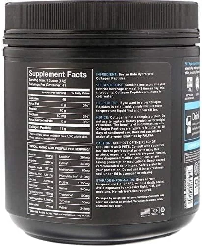 Sports Research، پپتیدهای کلاژن، نوع I و III، بدون طعم، 454 گرم. بسته بندی ممکن است متفاوت باشد