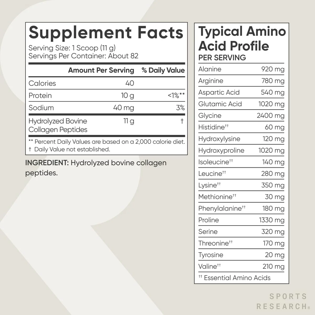 پودر پپتیدهای کلاژن Sports Research، تغذیه شده با علف، دارای گواهی Paleo Friendly، غیر GMO و بدون گلوتن، شیشه 'XL'، 32oz - بدون طعم پودر پپتیدهای کلاژن Sports Research، تغذیه شده با علف، دارای گواهی Paleo Friendly، غیر GMO و بدون گلوتن، شیشه 'XL'، 32oz - بدون طعم