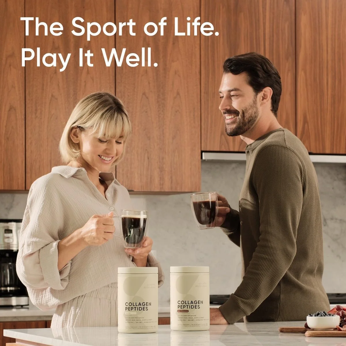 Sports Research، پپتیدهای کلاژن دریایی، بدون طعم، 340 گرم (12 اونس) Sports Research، پپتیدهای کلاژن دریایی، بدون طعم، 340 گرم (12 اونس)