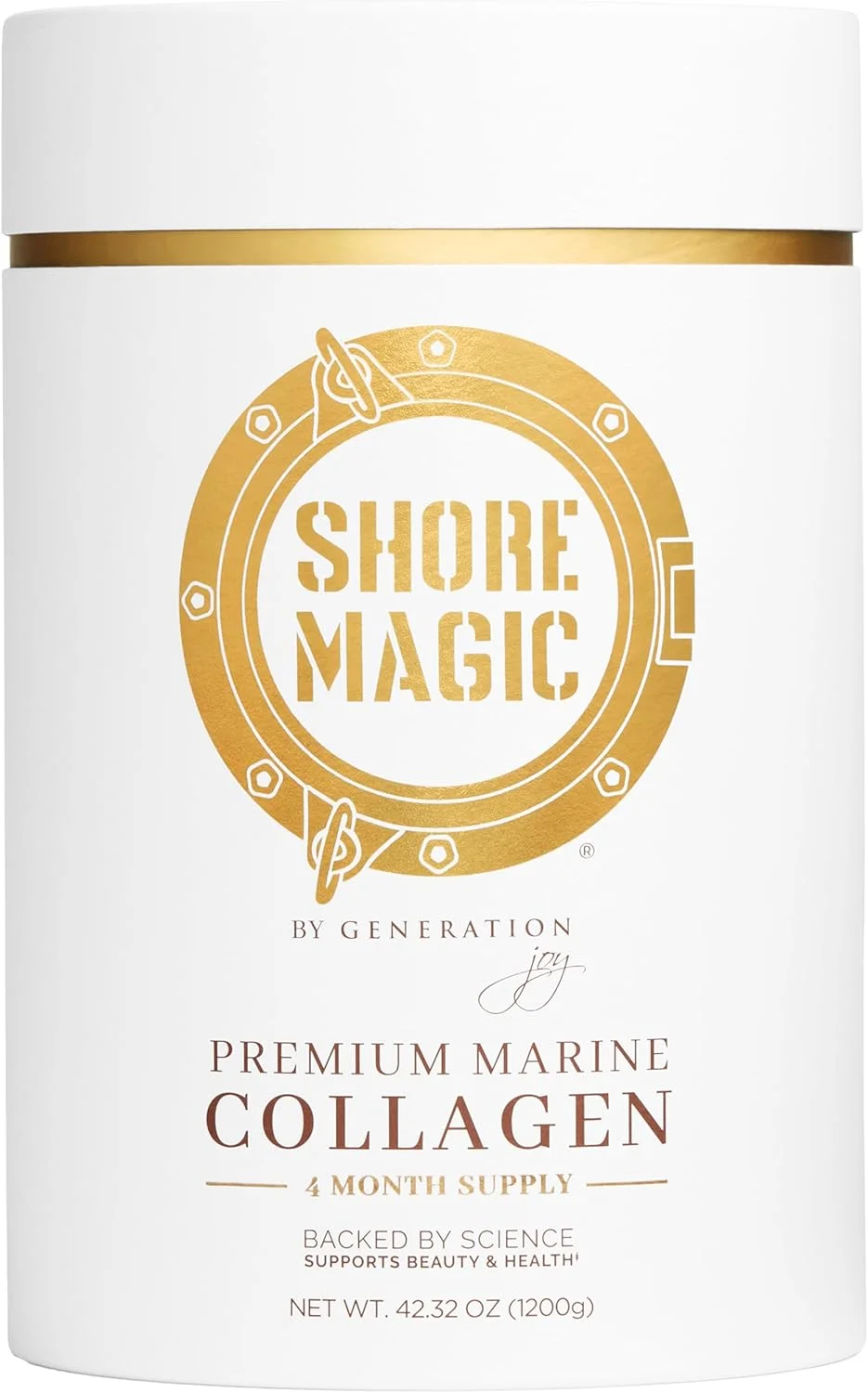پودر کلاژن دریایی پریمیوم Shore Magic انواع I-IV | تهیه شده از ماهی وحشی، هیدرولیز شده، بدون طعم و بو | 9 گرم پروتئین در هر وعده - پشتیبانی از پوست، مو، ناخن، مفاصل و استخوان ها | تامین 4 ماهه