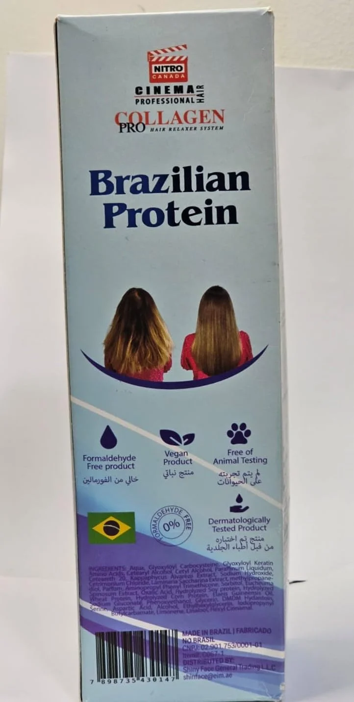 فرمول پروتئین برزیلی کلاژن پرو حرفه ای نیترو سینما، آبی، 1000 میلی لیتر