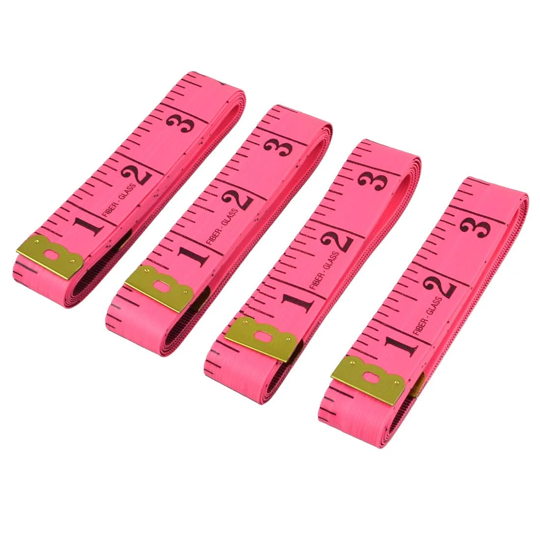 Aexit 4PCS (ابزار اندازه گیری) نوار اندازه گیری انعطاف پذیر خیاطی دو طرفه 1.5 متری 4.92 فوتی سرخابی (74ry217qf633) برای خیاط Aexit 4PCS (ابزار اندازه گیری) نوار اندازه گیری انعطاف پذیر خیاطی دو طرفه 1.5 متری 4.92 فوتی سرخابی (74ry217qf633) برای خیاط