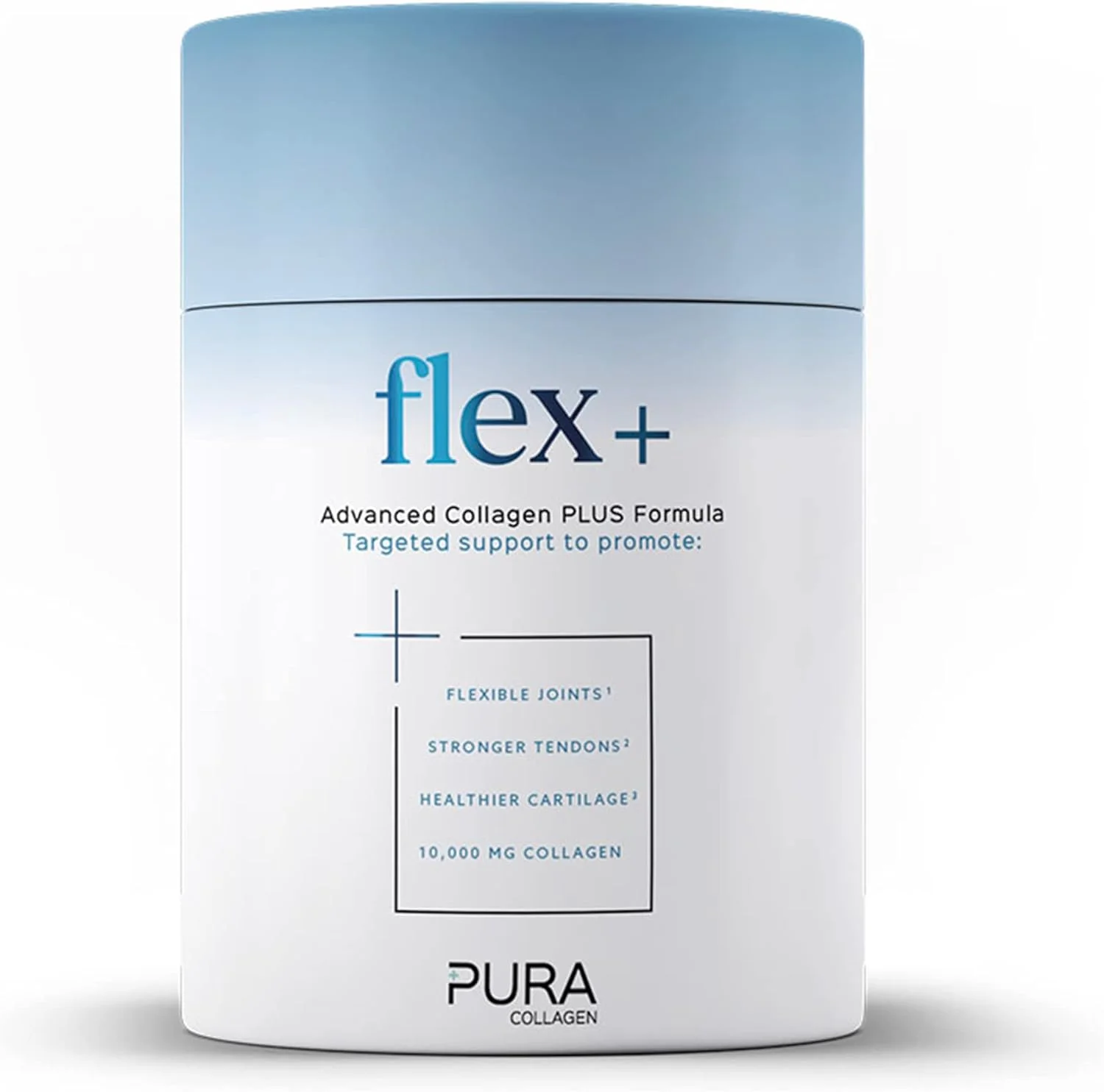 مکمل کلاژن پودری پورا (فلکس +) | پپتیدهای کلاژن هیدرولیز شده با ویتامین C و منگنز | 284 گرم (28 وعده)