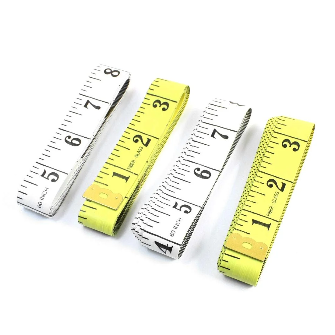 Aexit خیاطی (ابزار اندازه گیری) خیاطی نوار اندازه گیری دو طرفه انعطاف پذیر متریک 150 سانتی متر / 60 اینچ (76ry304qf74) 4 عدد Aexit خیاطی (ابزار اندازه گیری) خیاطی نوار اندازه گیری دو طرفه انعطاف پذیر متریک 150 سانتی متر / 60 اینچ (76ry304qf74) 4 عدد