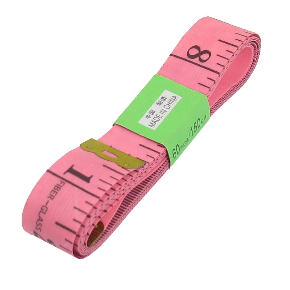 Aexit 1.5 متری (ابزار اندازه گیری) 60 اینچی دو طرفه صورتی روشن پلاستیکی نرم خیاطی (89ry167qf597) متر نواری