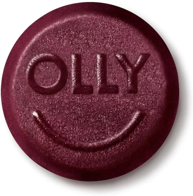 پاستیل کلاژن پوست درخشان OLLY، پوست هیدراته و جوان، اسید هیالورونیک، سنجد دریایی، مکمل جویدنی، توت، تامین 60 روزه - بسته 120 عددی