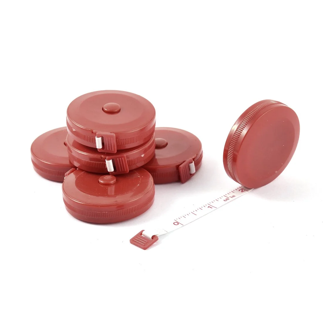 Aexit خیاط (سایشی) خیاطی دو طرفه جمع شونده نوار اندازه گیری خط کش قرمز (66ry330qf233) 1.5 متری 6 عدد Aexit خیاط (سایشی) خیاطی دو طرفه جمع شونده نوار اندازه گیری خط کش قرمز (66ry330qf233) 1.5 متری 6 عدد