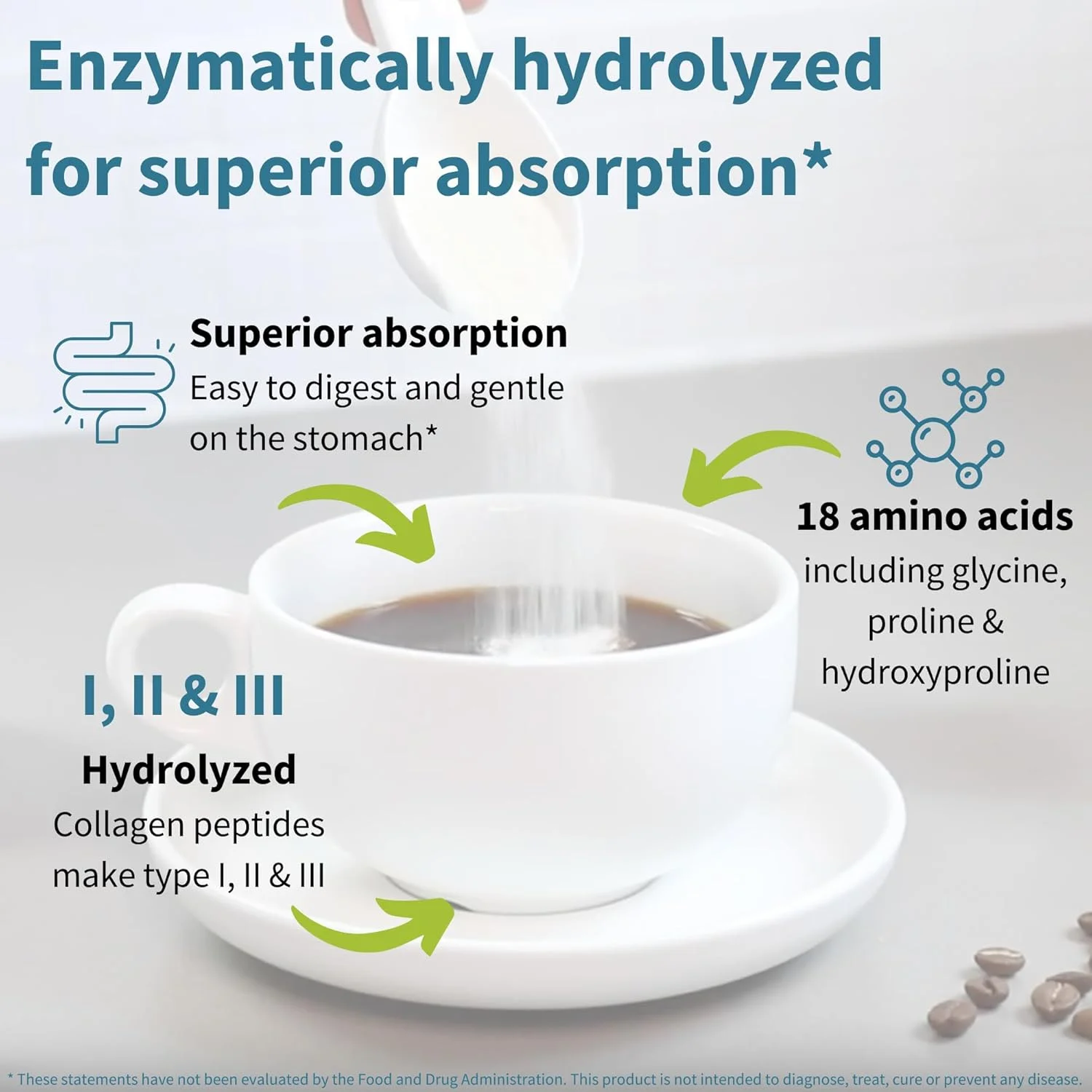 پودر کلاژن گاوی تغذیه شده با علف 100% خالص و ضروری ایگنوس، پپتیدهای کلاژن هیدرولیز شده پیشرفته، انواع کلاژن 1، 2 و 3، غیر GMO، دارای چرای آزاد، ارگانیک، فاقد گلوتن و لبنیات، مخلوط آسان، 40 سروینگ