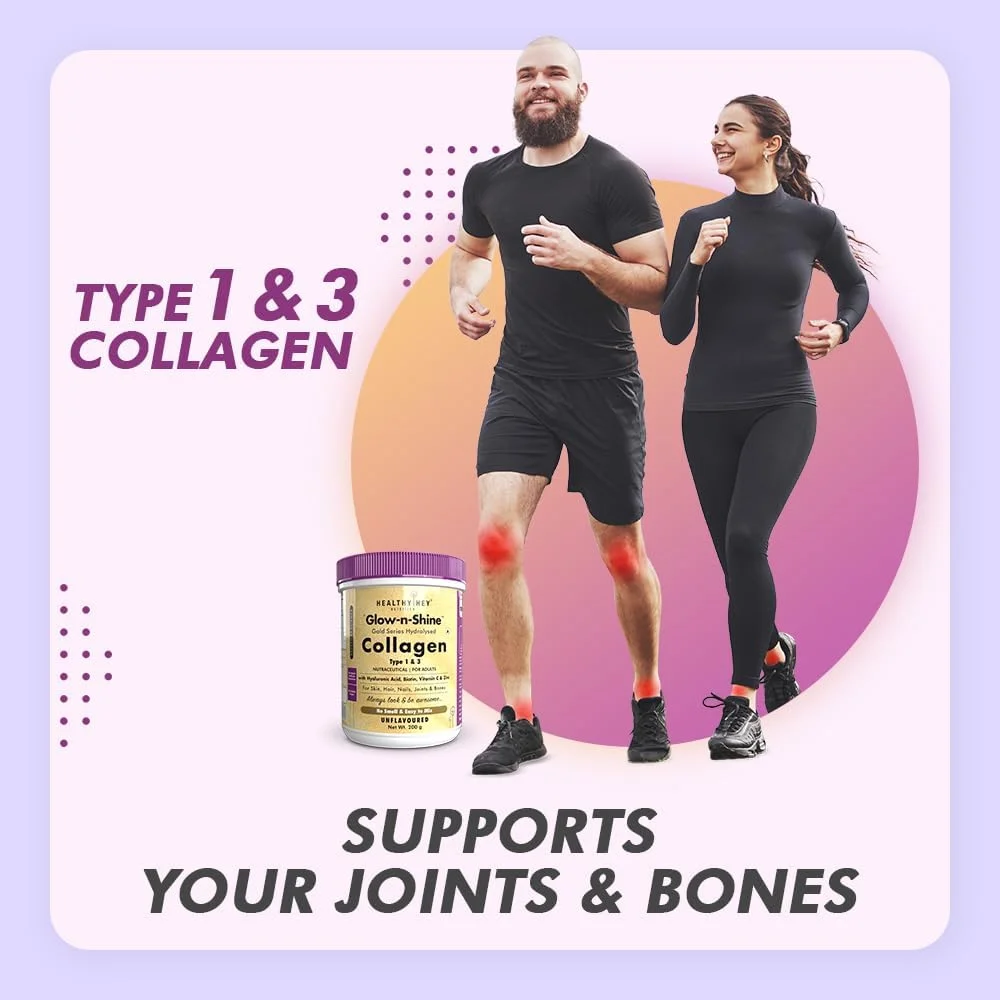 سری طلایی کلاژن HealthyHey Nutrition با اسید هیالورونیک، بیوتین و ویتامین C - بدون بو - مخلوط آسان - بدون شکر افزوده - برای پوست، مو و ناخن (بدون طعم، 200 گرم) سری طلایی کلاژن HealthyHey Nutrition با اسید هیالورونیک، بیوتین و ویتامین C - بدون بو - مخلوط آسان - بدون شکر افزوده - برای پوست، مو و ناخن (بدون طعم، 200 گرم)