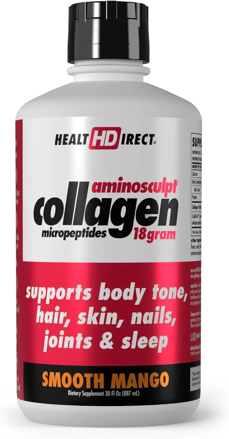 هلث دایرکت، آمینو اسکالپت کلاژن، انبه نرم، 30 fl oz (887 ml)