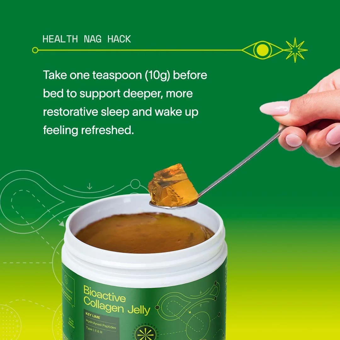 ژله کلاژن بیواکتیو هلث ناگ، 100% پپتیدهای هیدرولیز شده خالص نوع I، II و III، تکه ای، لیموترش - 400 گرم ژله کلاژن بیواکتیو هلث ناگ، 100% پپتیدهای هیدرولیز شده خالص نوع I، II و III، تکه ای، لیموترش - 400 گرم