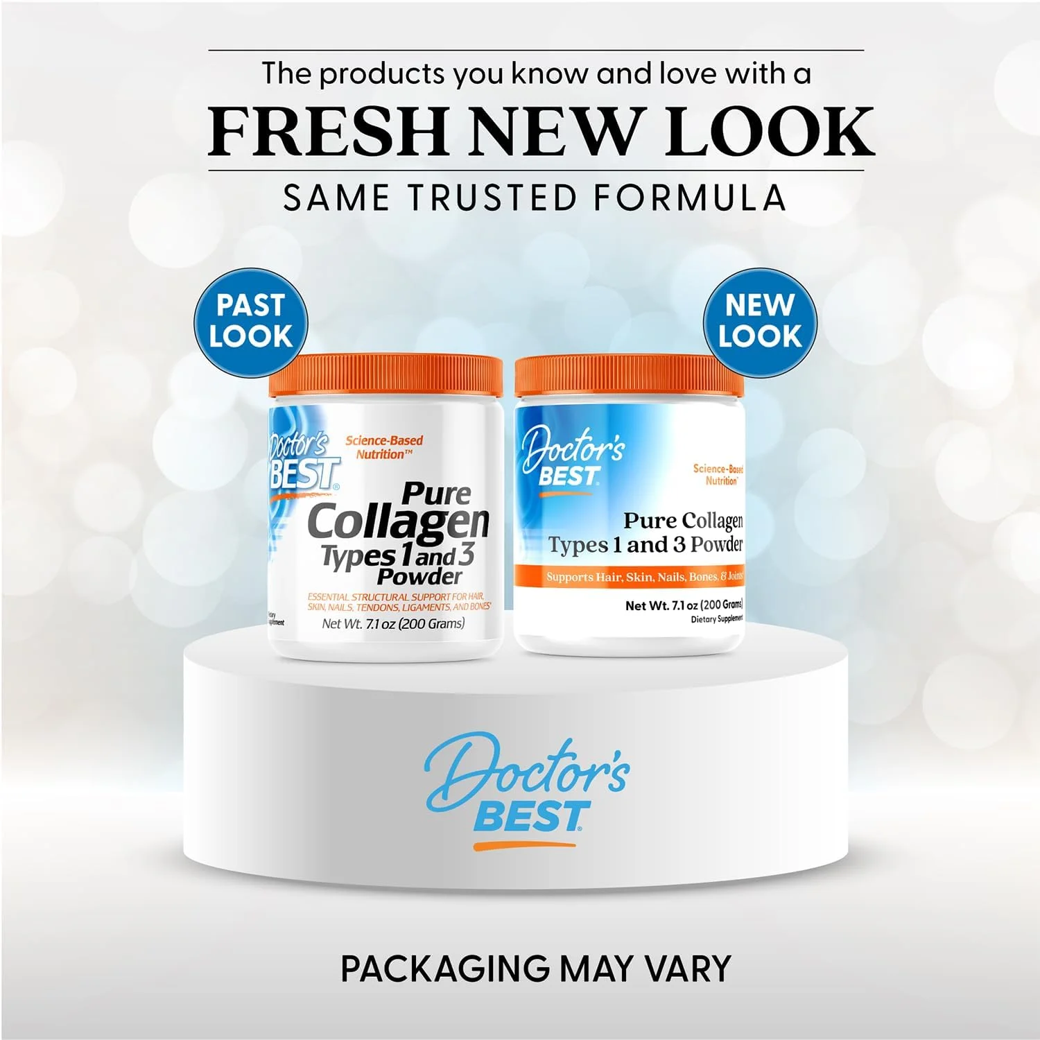 دکترز بست، بهترین کلاژن، انواع 1 و 3، پودر، 7.1 اونس (200 گرم)