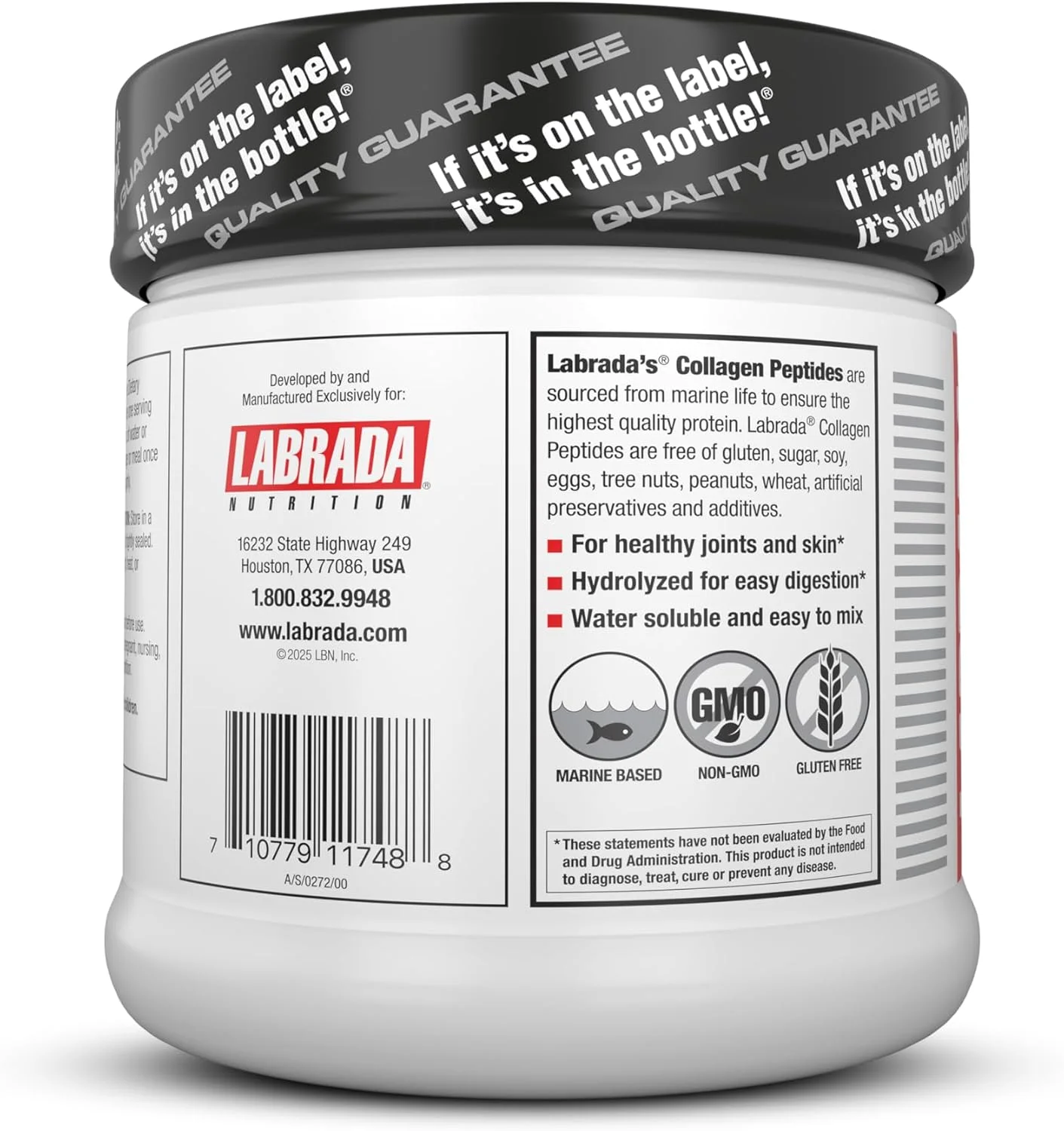 پپتیدهای کلاژن لابرادا، بدون طعم - 300 گرم