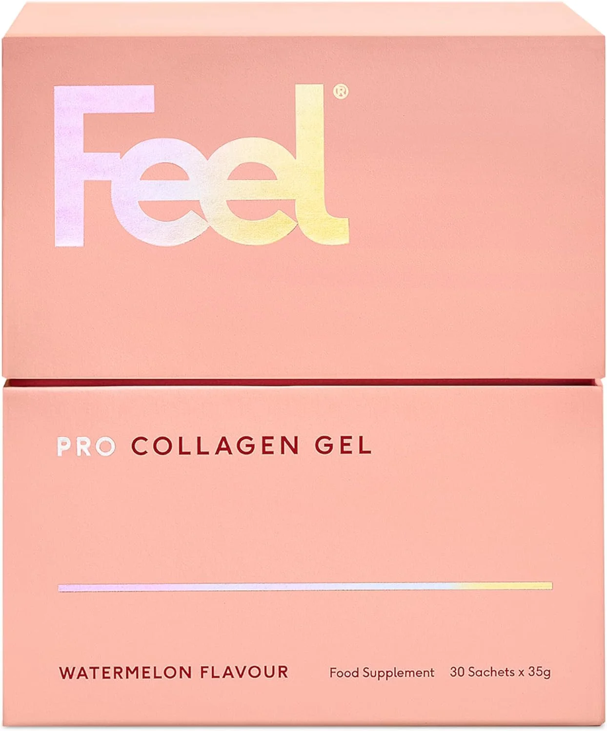 ژل های کلاژن Feel Pro، با طعم هندوانه، 5 گرم کلاژن در هر وعده، بدون گلوتن، تقویت کننده سلامت مو، زیبایی پوست و پشتیبانی از ناخن، ژل مایع، (30 ژل)