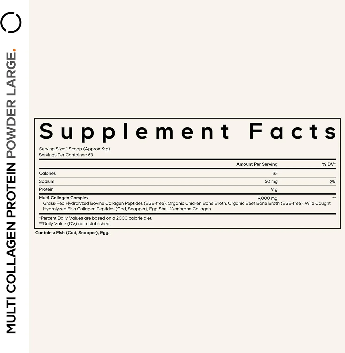 پودر پروتئین کلاژن چندگانه هیدرولیز شده Codeage Code Age - 20oz